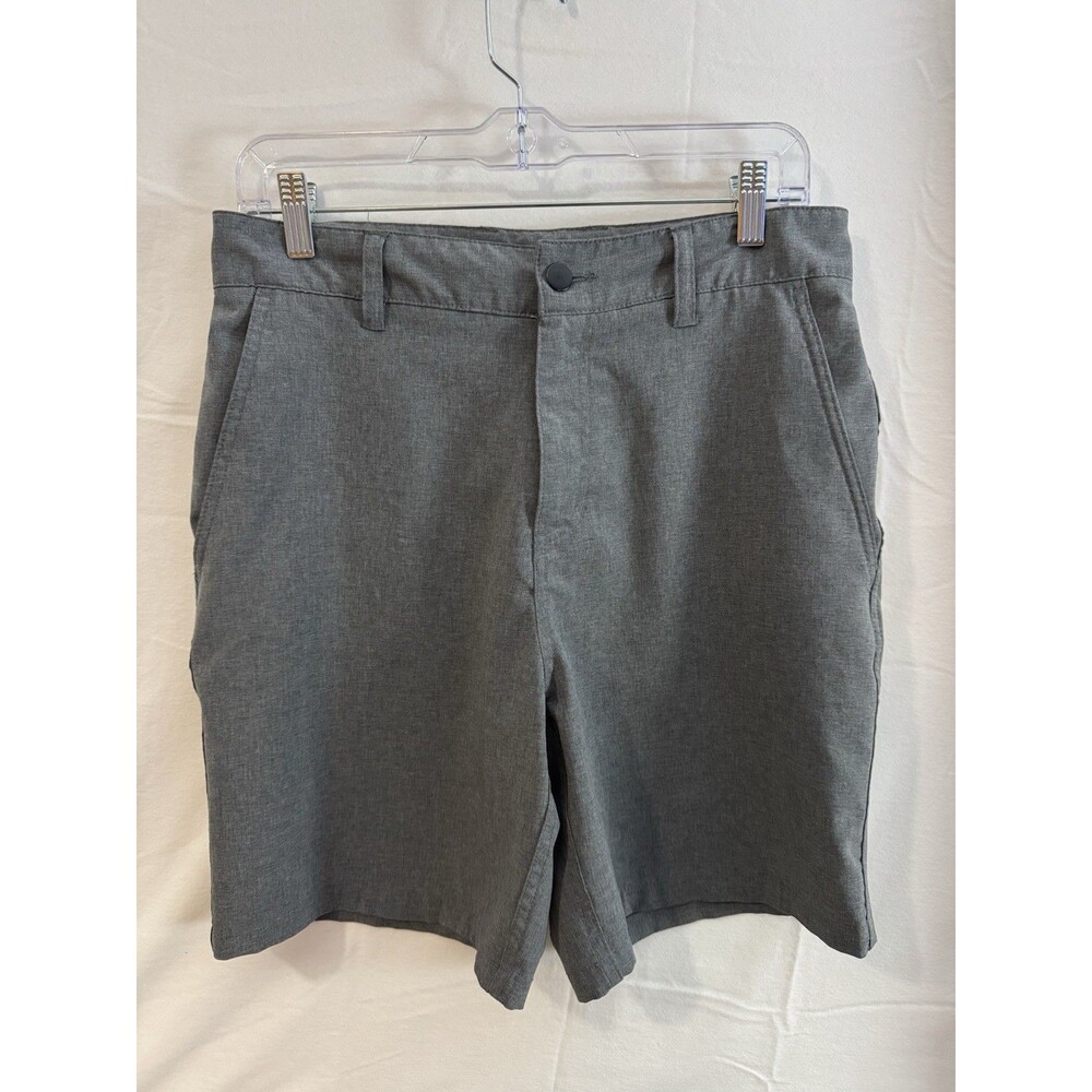 Panama Jack Men’s Hybrid Shorts Size‎ 30 Gray Performance Casual Flat Front